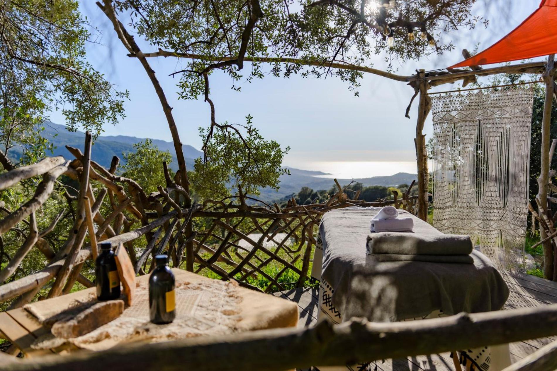 Terre De Maquis, Maison D'Hotes Vue Mer Corse Sari-D'orcino Eksteriør billede
