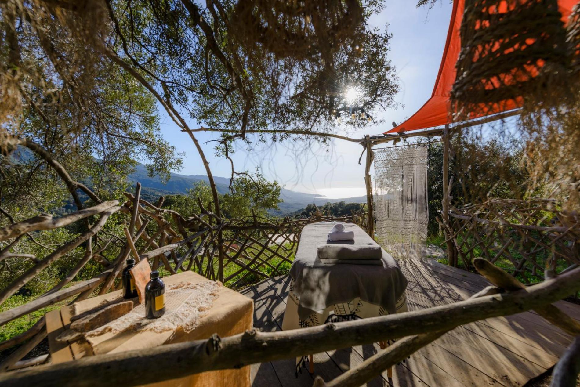 Terre De Maquis, Maison D'Hotes Vue Mer Corse Sari-D'orcino Eksteriør billede