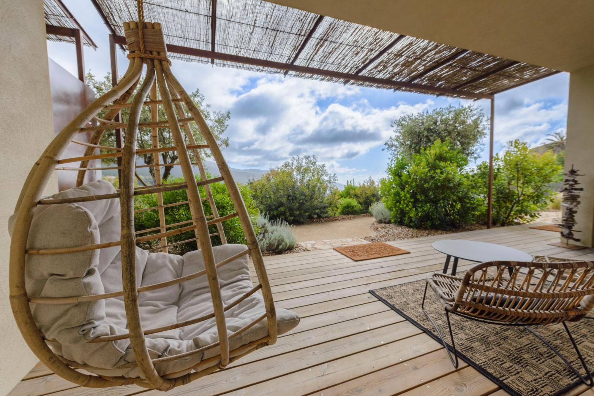 Terre De Maquis, Maison D'Hotes Vue Mer Corse Sari-D'orcino Eksteriør billede