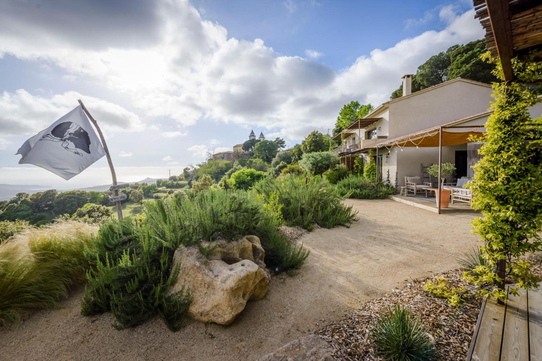 Terre De Maquis, Maison D'Hotes Vue Mer Corse Sari-D'orcino Eksteriør billede